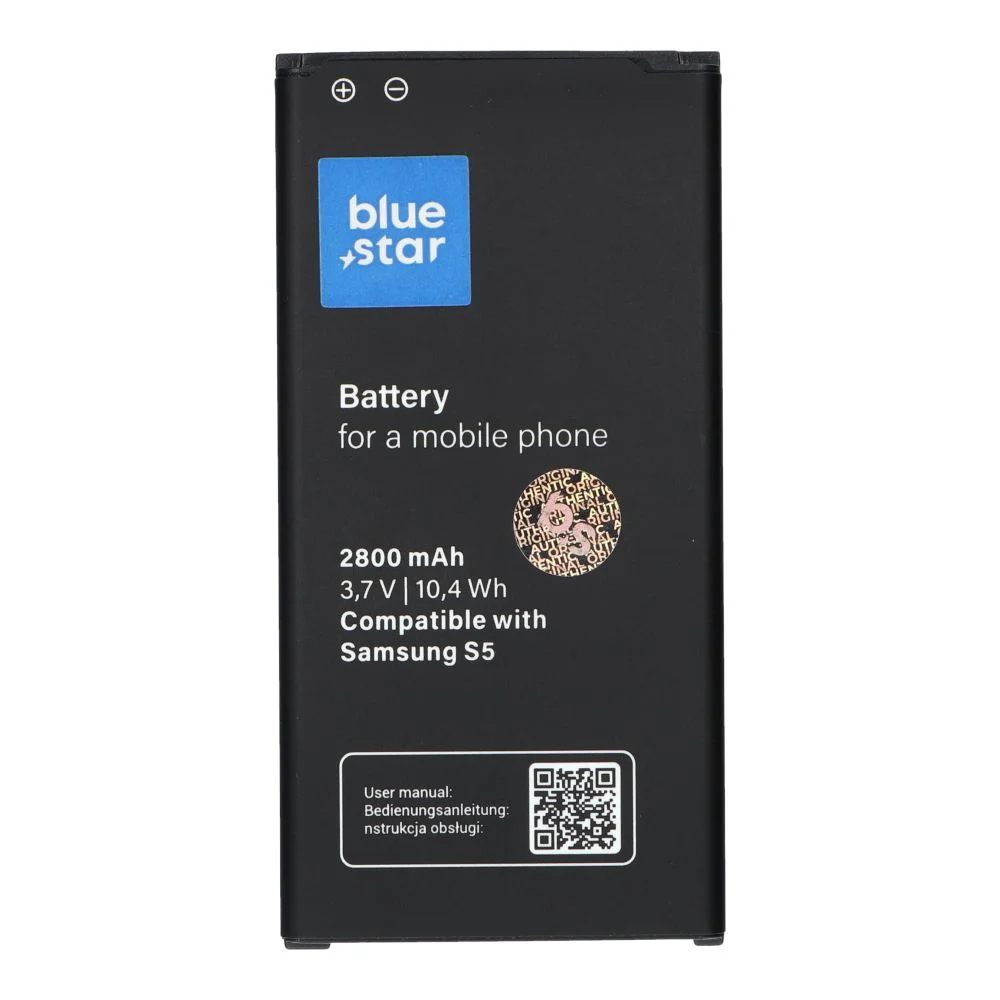 Φωτογραφία προϊόντος: . BLUE STAR PREMIUM battery for SAMSUNG S5 2800 mAh