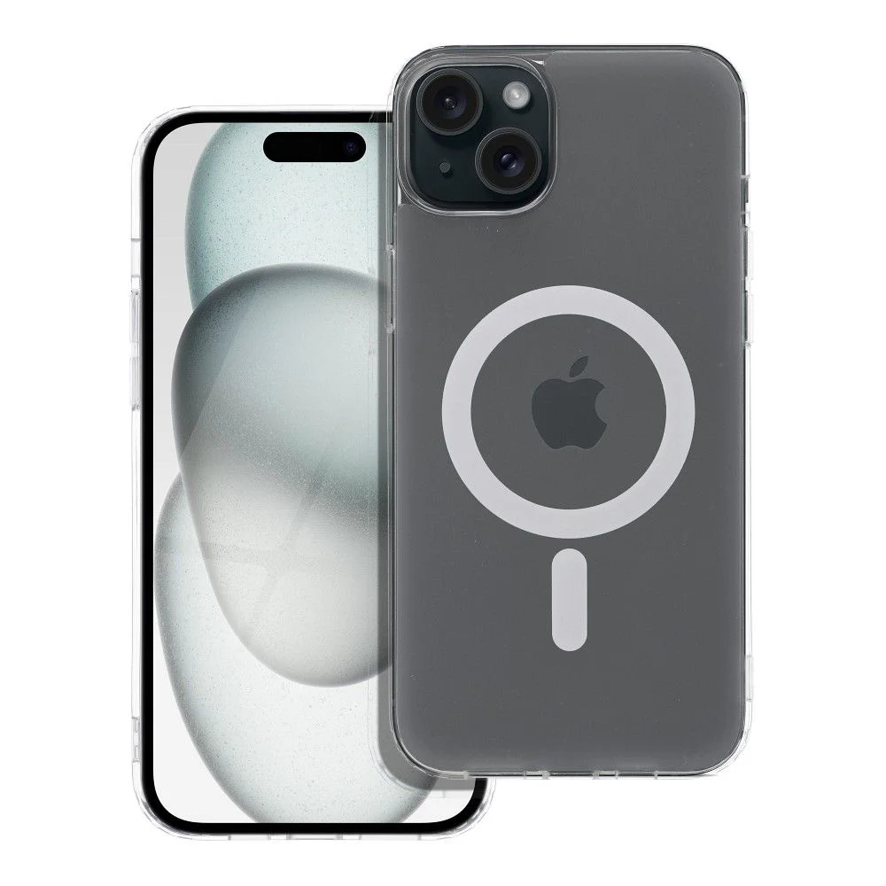 Φωτογραφία προϊόντος: . Frost Mag Cover compatible with MagSafe for IPHONE 15 PLUS transparent