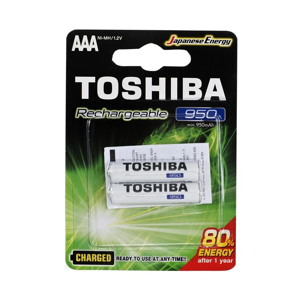 Φωτογραφία προϊόντος: Toshiba Μπαταρίες Επαναφορτιζόμενες 2 Τεμάχια ΑΑΑ TNH-03GAE BP-2C