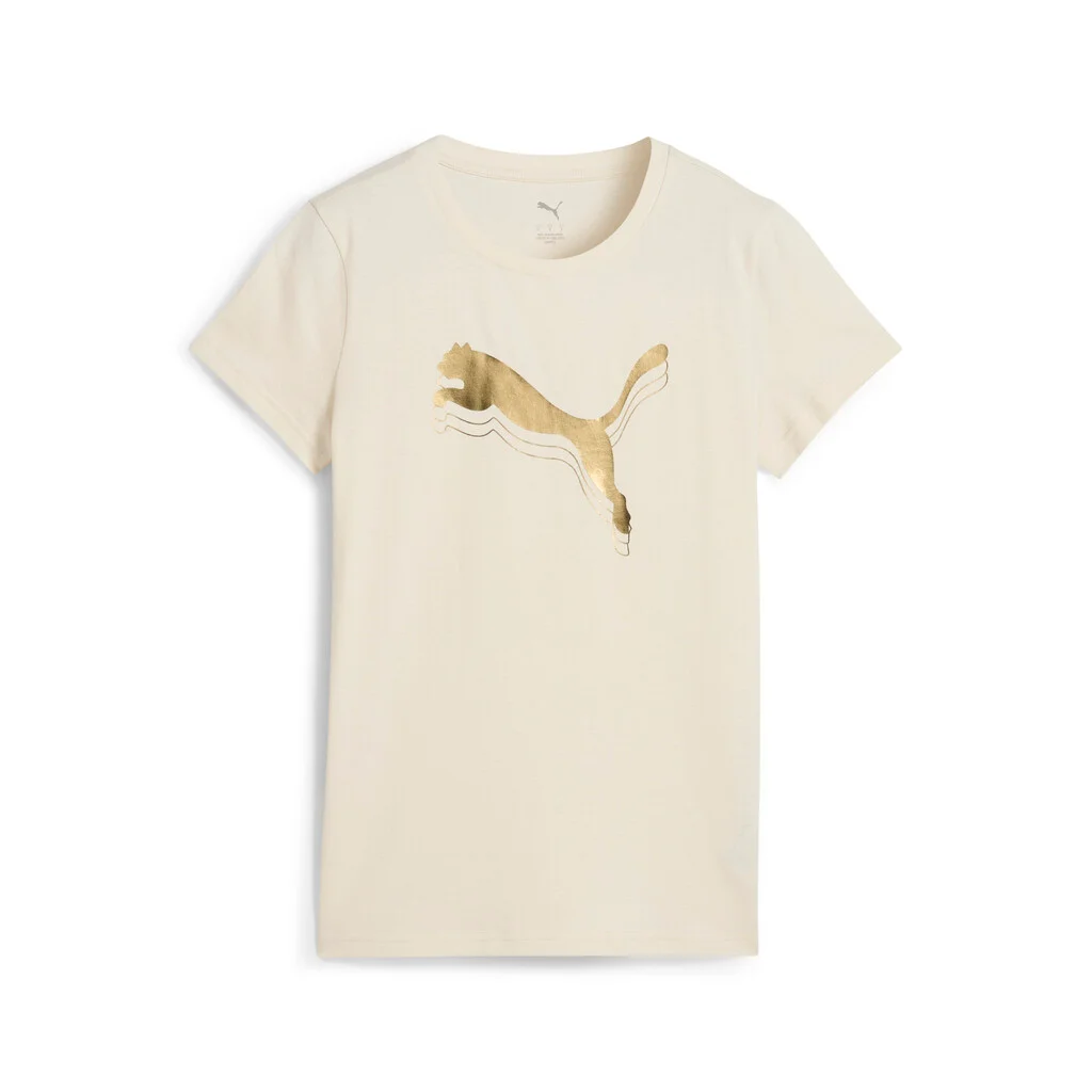 Φωτογραφία προϊόντος: Puma Ess Metallic Γυναικείο T-shirt Εκρού