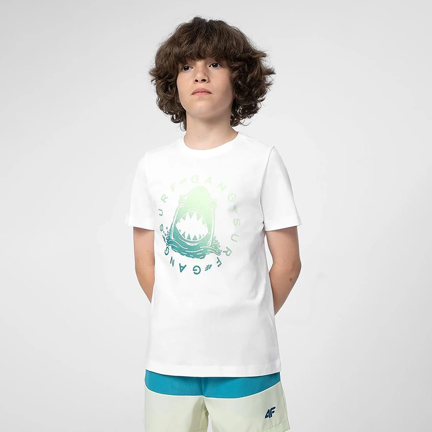 Φωτογραφία προϊόντος: 4F BOYS' PRINTED T-SHIRT ΑΣΠΡΟ