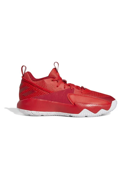 Φωτογραφία προϊόντος: Adidas Dame Certified Low Top Basketball Shoes Red / Bright Red / Team Power Red