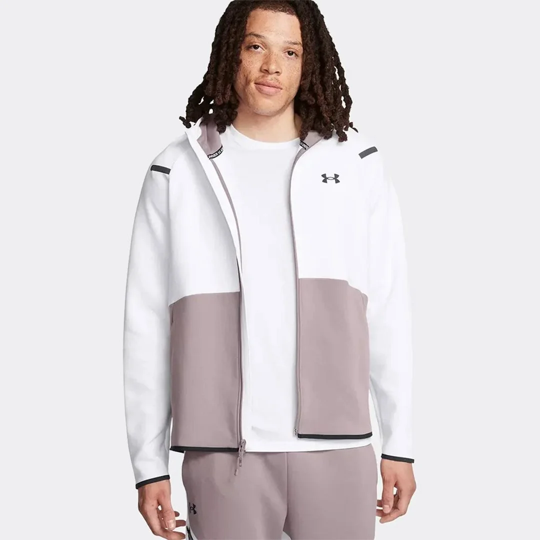 Φωτογραφία προϊόντος: UNDER ARMOUR UNSTOPPABLE FLEECE FULL-ZIP HOODIE ΓΚΡΙ