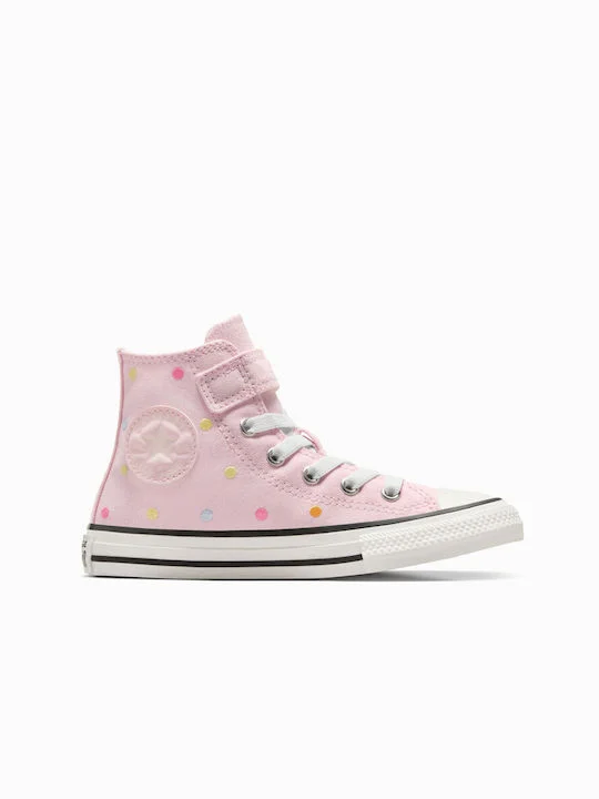 Φωτογραφία προϊόντος: Converse Chuck Taylor All Star Παιδικά Sneakers High με Σκρατς Ροζ