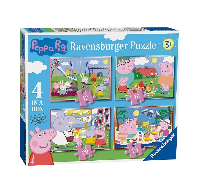 Φωτογραφία προϊόντος: Ravensburger Παιδικό Παζλ 4 Σε 1 Πέππα Το Γουρουνάκι - 06958
