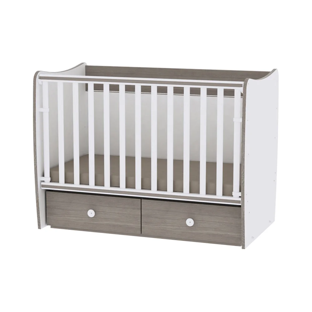Φωτογραφία προϊόντος: LORELLI - BED MATRIX NEW 60/120 WHITE/COFFEE - 10150490027A (Δώρο Στρώμα Αφρού Lorelli)