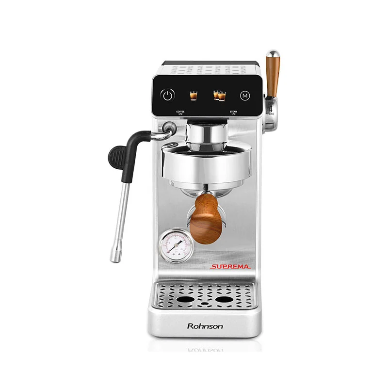 Φωτογραφία προϊόντος: Rohnson R-98300 Suprema Μηχανή Espresso 20bar Ασημί