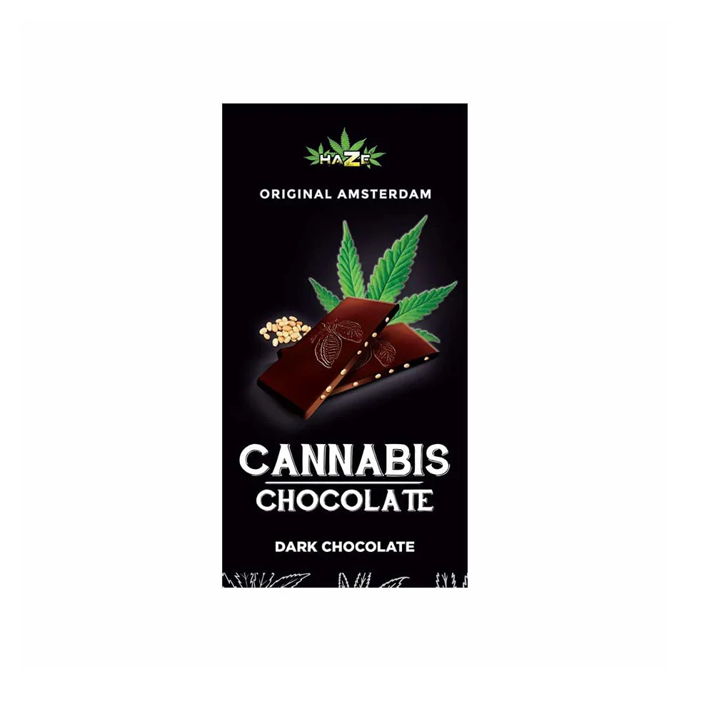 Φωτογραφία προϊόντος: HAZE Cannabis Dark Chocolate 80gr - MultiTrance Amsterdam