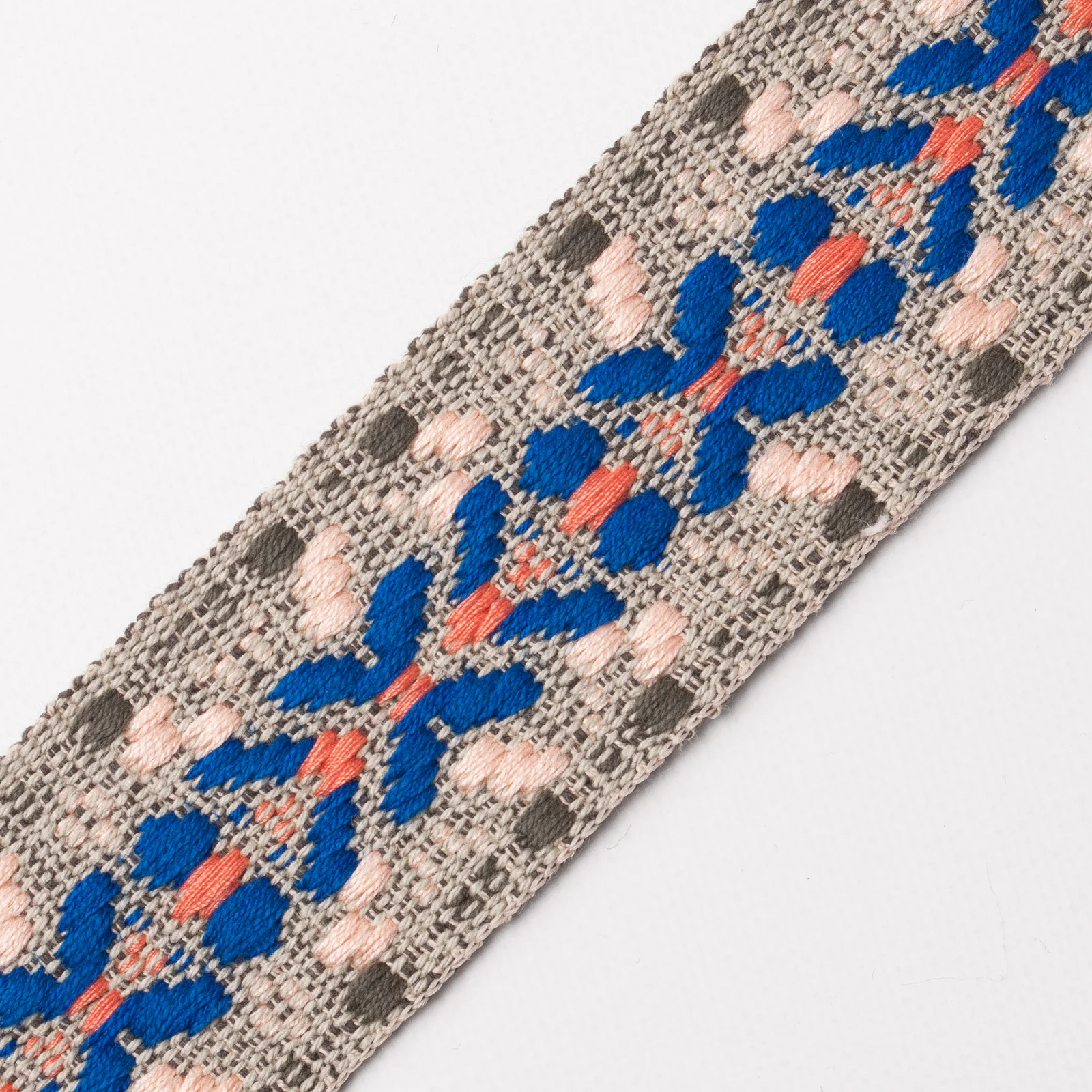 Φωτογραφία προϊόντος: Tape Belt Fantasy Beige - Khaki - Pink - Royal Blue - Salmon 4 Cm