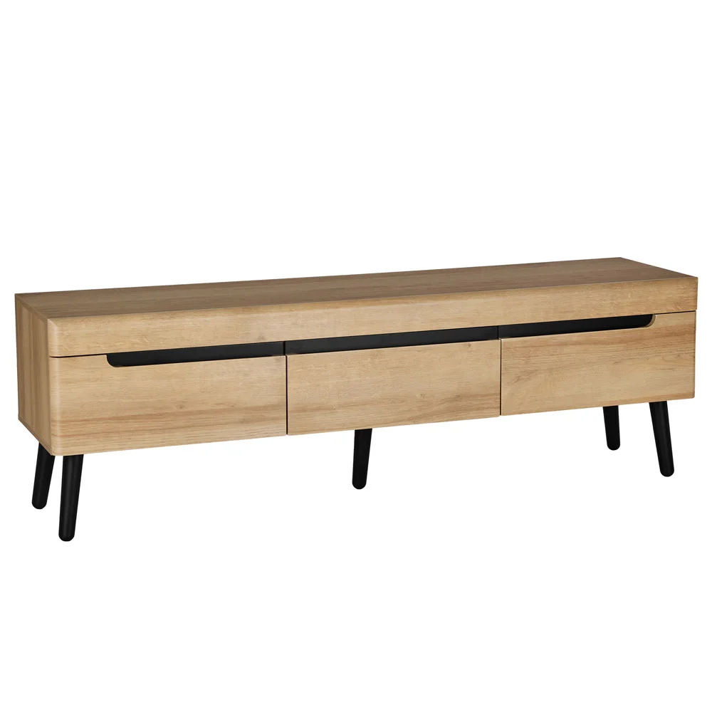 Φωτογραφία προϊόντος: LIBERTA GRIF TV STAND ΦΥΣΙΚΟ 160x40x50cm - ΜΟΡΙΟΣΑΝΙΔΑ ΜΕ ΕΠΕΝΔΥΣΗ ΜΕΛΑΜΙΝΗΣ - 160Μx40Πx50Υ