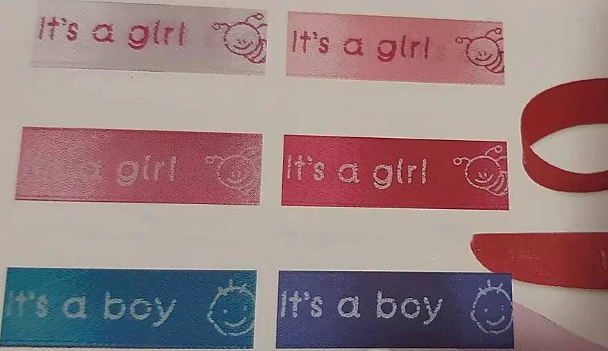 Φωτογραφία προϊόντος: Κορδέλα It s a boy -girl 1.5εκ Χ 50m