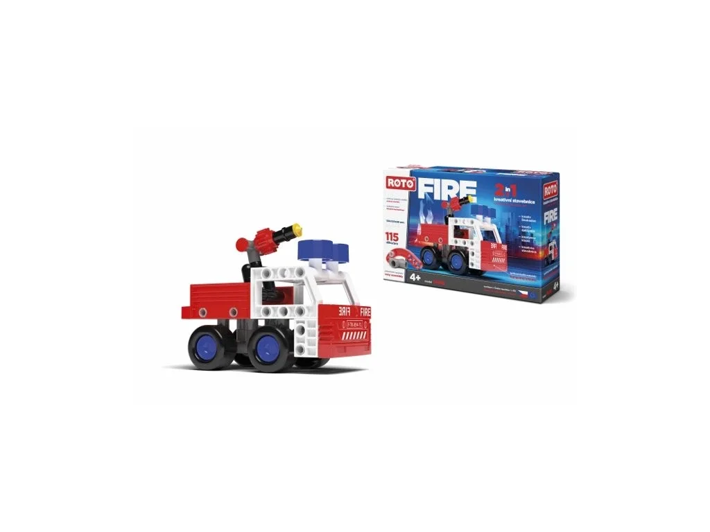 Φωτογραφία προϊόντος: ROTO 2in1 Fire - Firefighters, Czech construction set