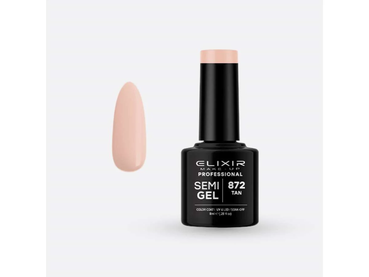 Φωτογραφία προϊόντος: Elixir Ημιμόνιμο βερνίκι 8ml 872 (Tan)