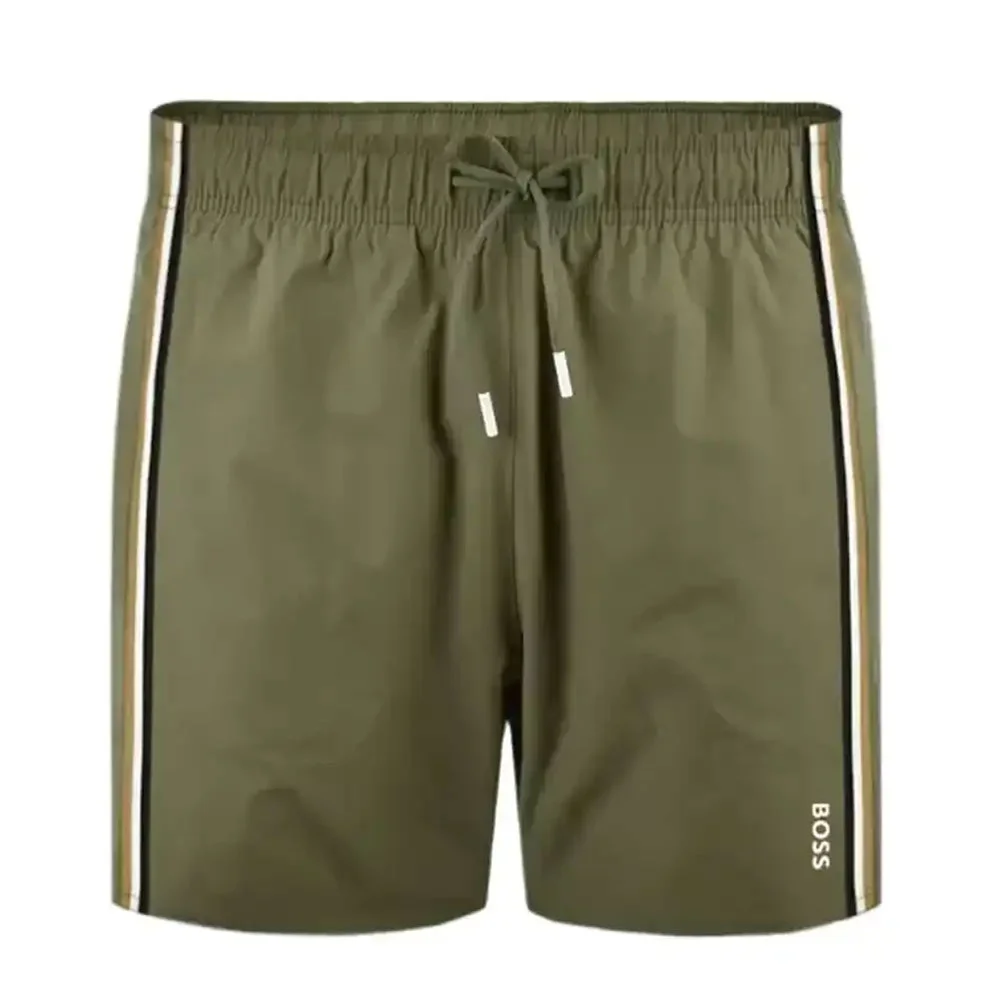 Φωτογραφία προϊόντος: Ανδρικό Μαγιό Signature Stripe BOSS 50491594-311 Λαδί