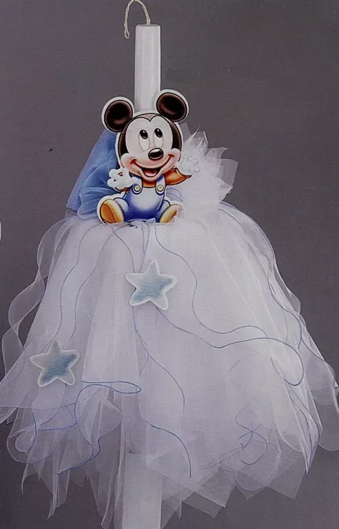 Φωτογραφία προϊόντος: Λαμπάδα βάπτισης Mickey Disney