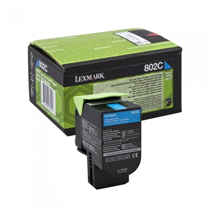 Φωτογραφία προϊόντος: ORIGINAL Toner Lexmark 80C20C0 Cyan (80C20C0)
