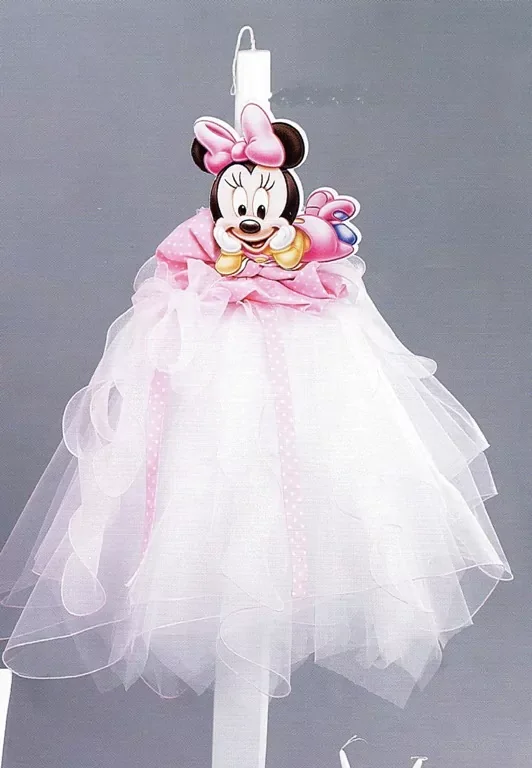 Φωτογραφία προϊόντος: Λαμπάδα βάπτισης Minnie Disney