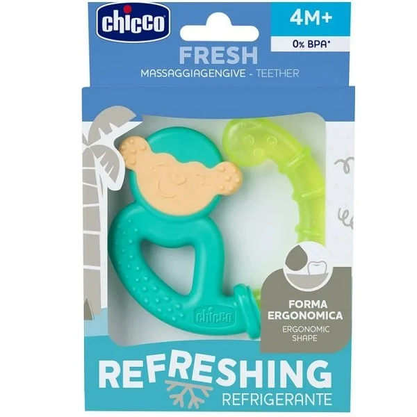 Φωτογραφία προϊόντος: Chicco Δροσιστικός Κρίκος Οδοντοφυΐας Σιλικόνης Mix 4m+ 1τμχ