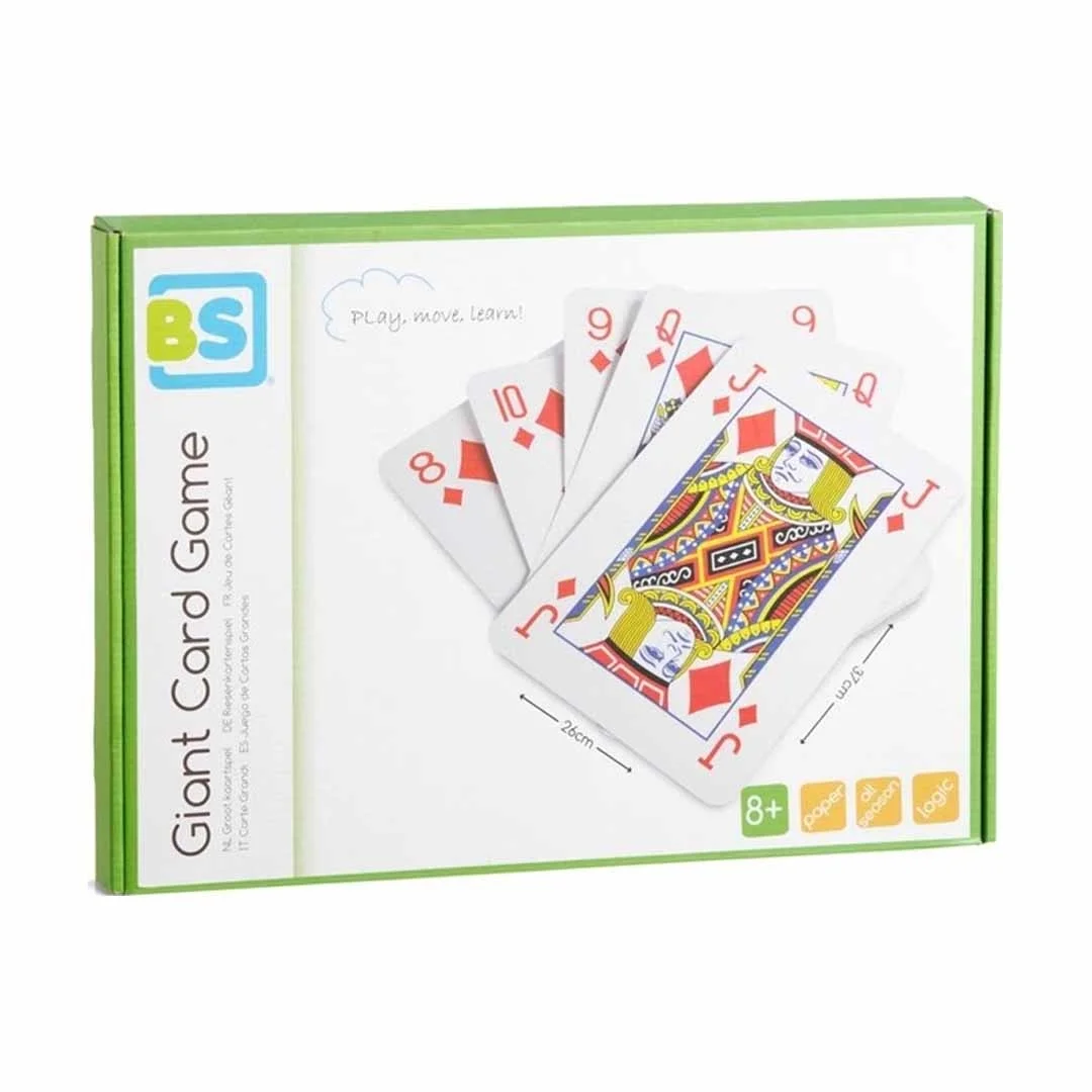 Φωτογραφία προϊόντος: GA054 BS Toys Giant Card Game Γιγάντια Τράπουλα XL