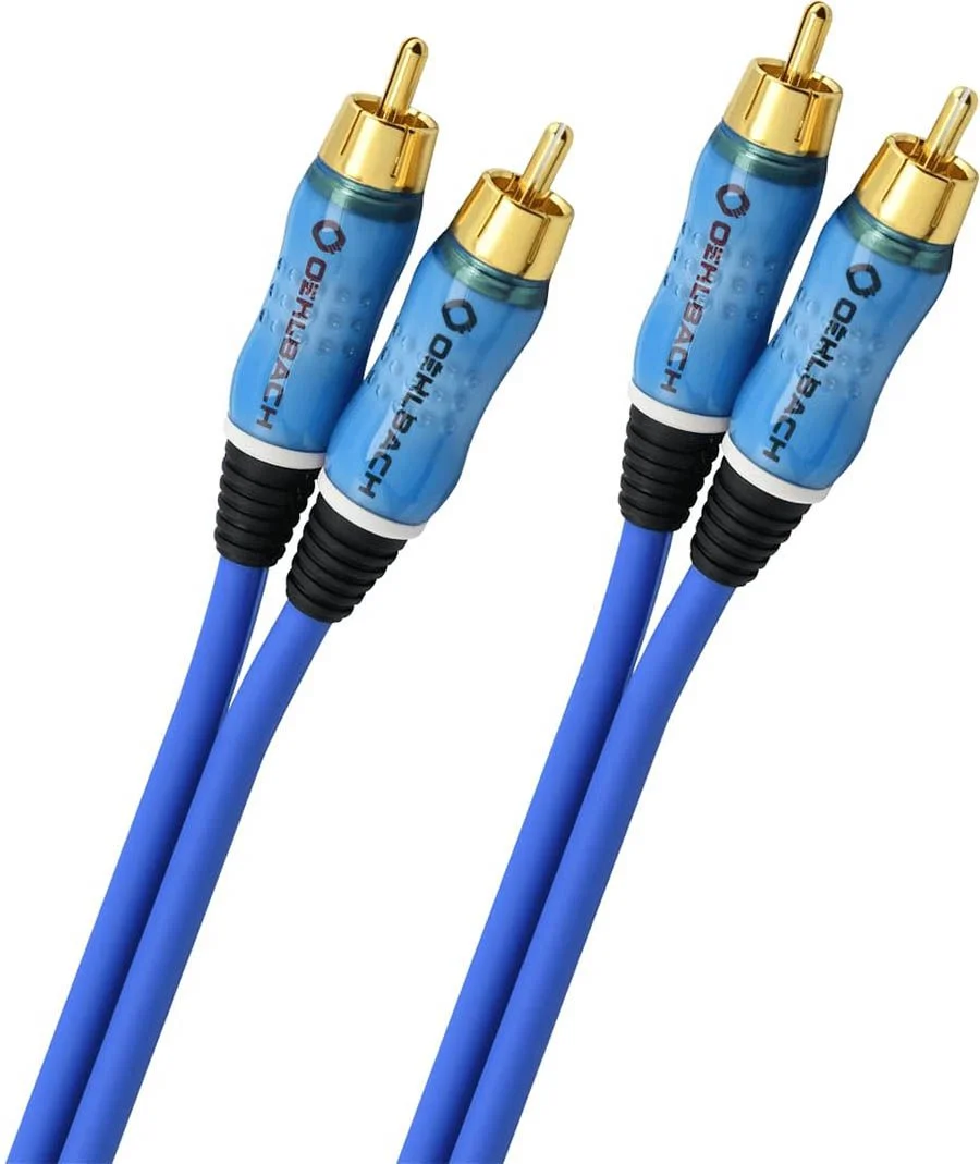 Φωτογραφία προϊόντος: Oehlbach BEAT! Audio Διπλό RCA 5m Blue (Τεμάχιο)