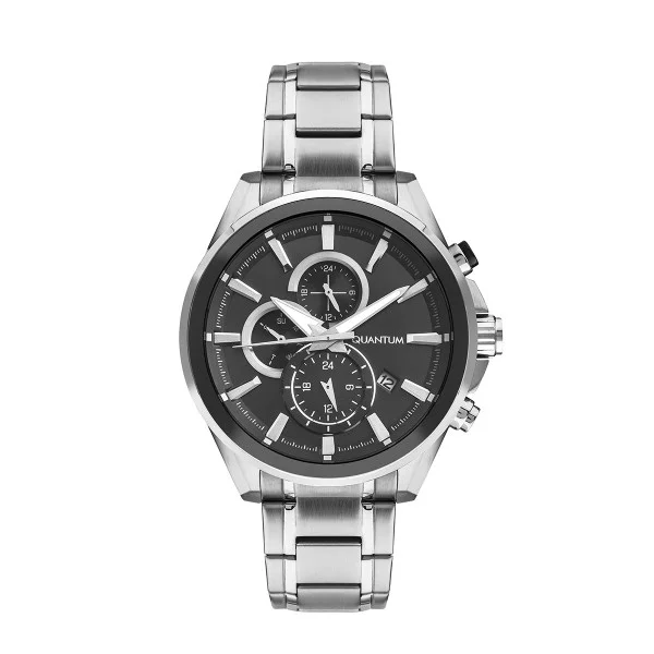 Φωτογραφία προϊόντος: Quantum Powertech, Men's Watch, Silver Stainless Steel Bracelet PWG1001.350