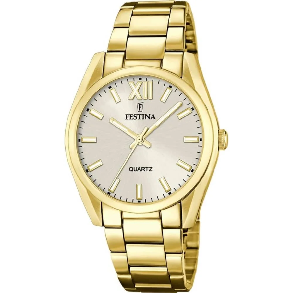 Φωτογραφία προϊόντος: Festina Boyfriend, Women's Watch, Gold Stainless Steel Bracelet F20640/1