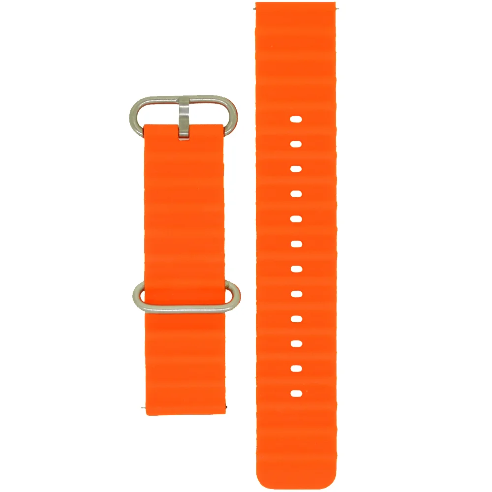 Φωτογραφία προϊόντος: Ανταλλακτικό Watchband Hoco 20mm Universal Πορτοκαλί Silicon Band
