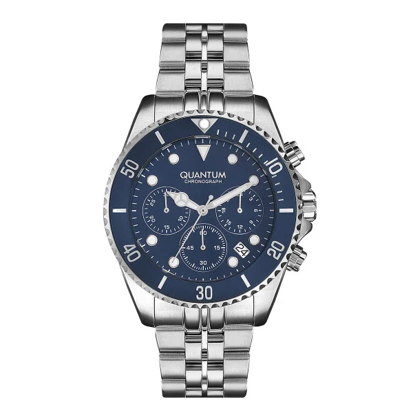 Φωτογραφία προϊόντος: Quantum Powertech, Men's Watch, Silver Stainless Steel Bracelet PWG930.390