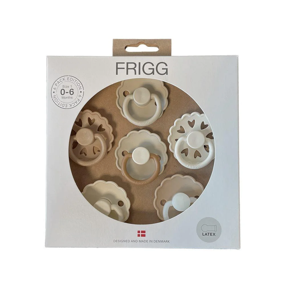 Φωτογραφία προϊόντος: Σετ 6 Πιπίλες Latex FRIGG – Cinnamon Charm 0-6 Μηνών