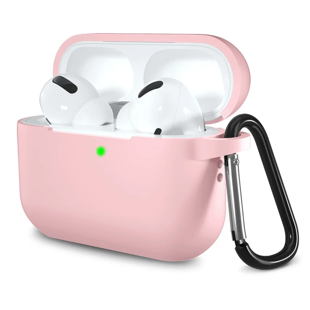 Φωτογραφία προϊόντος: Techsuit Θήκη Σιλκόνης Apple AirPods Pro 1 / 2 Smooth Ultrathin Pink