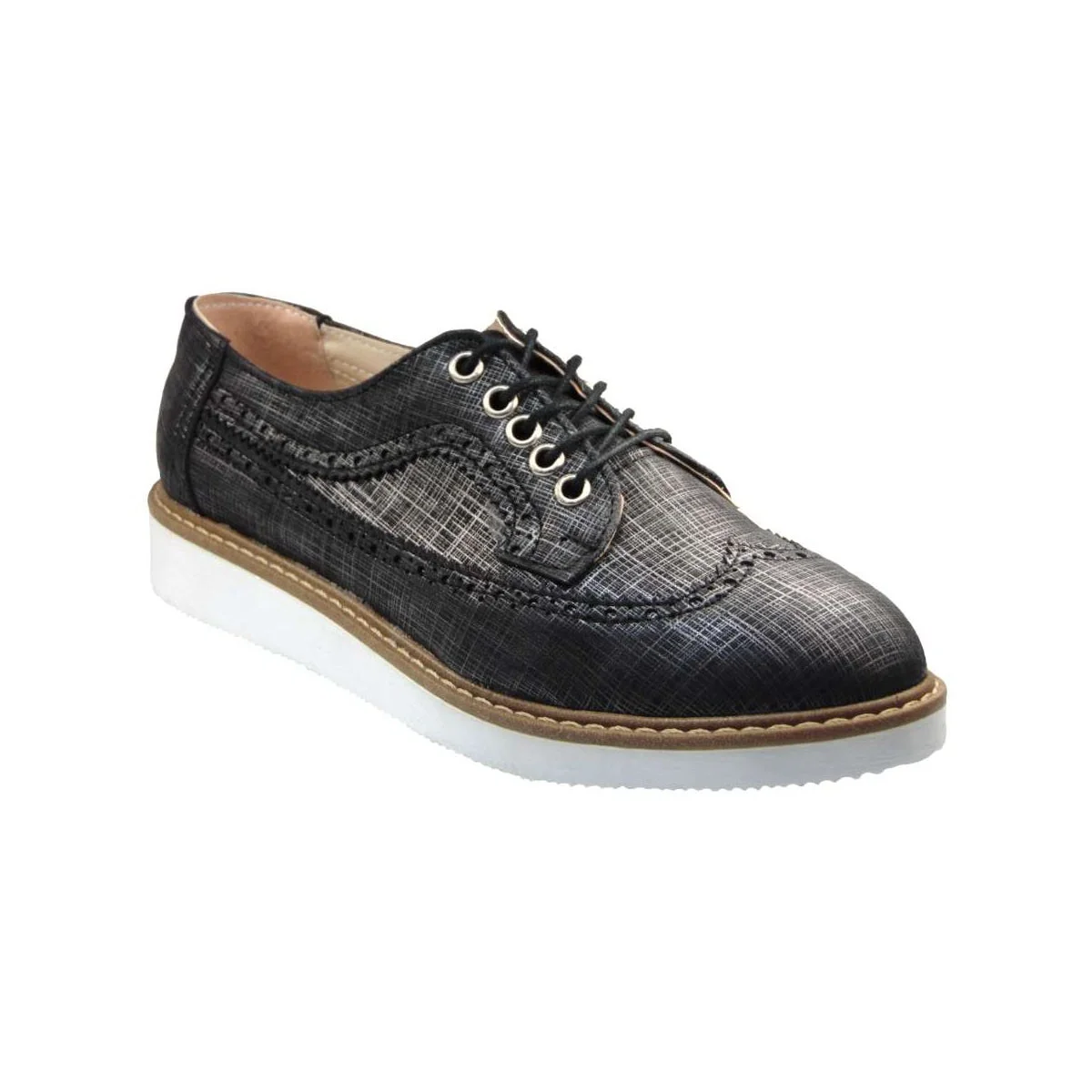 Φωτογραφία προϊόντος: Tsimpolis Shoes 691 Oxford Απο Συνθετικό Δέρμα Μαύρο 11237