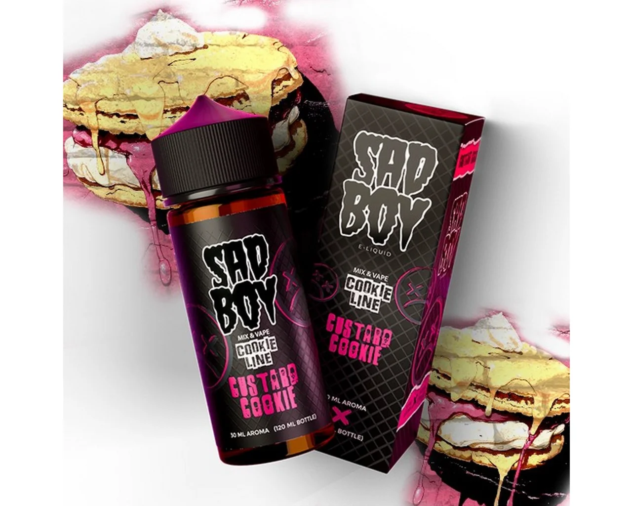 Φωτογραφία προϊόντος: Sadboy Custard Cookie Flavor Shot 10ml/30ml