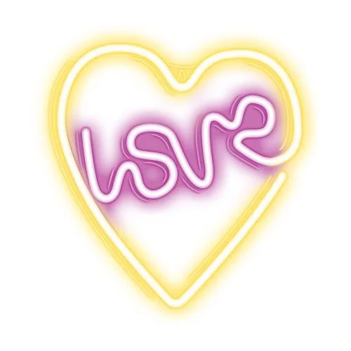 Φωτογραφία προϊόντος: Neon LED Neolia NNE02 LOVE HEART (USB & On/Off) Μωβ - Λευκό N64446