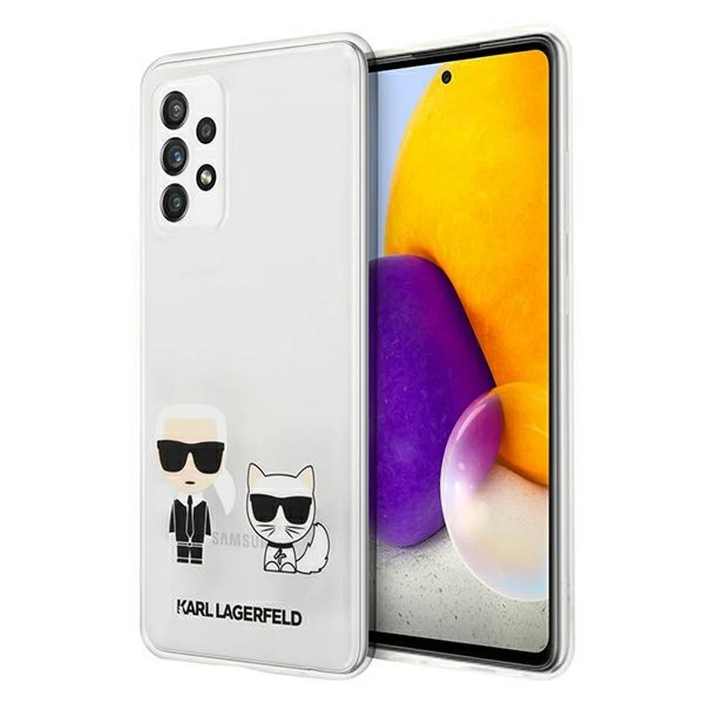 Φωτογραφία προϊόντος: Original faceplate case KARL LAGERFELD KLHCA72CKTR Samsung A72 4G/ A72 5G transparent