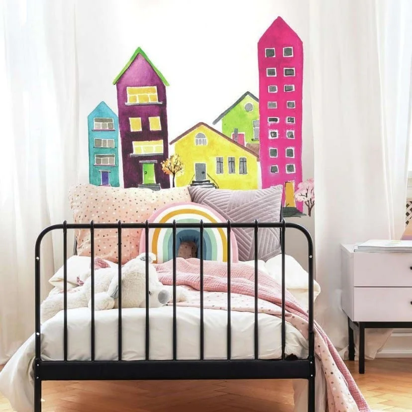 Φωτογραφία προϊόντος: RoomMates Αυτοκόλλητα τοίχου "Ζωγραφιστά κτίρια"