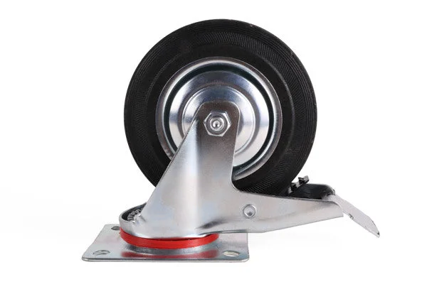 Φωτογραφία προϊόντος: Swivel castor + brake 160 mm