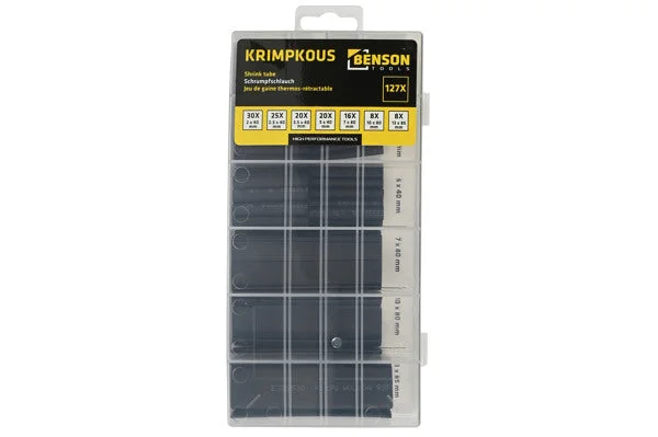 Φωτογραφία προϊόντος: Shrink tube 127 pieces black
