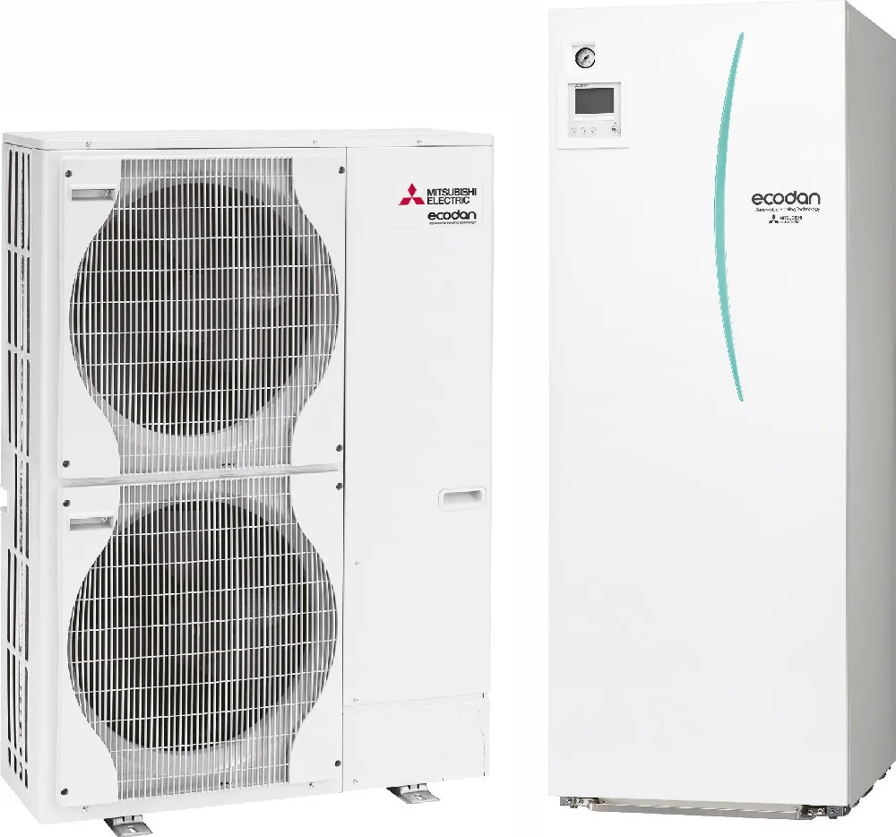 Φωτογραφία προϊόντος: Αντλία Θερμότητας Mitsubishi Electric ERST20C-VM2D / PUHZ-SW120VHA 16kW Μονοφασική 60°C Split