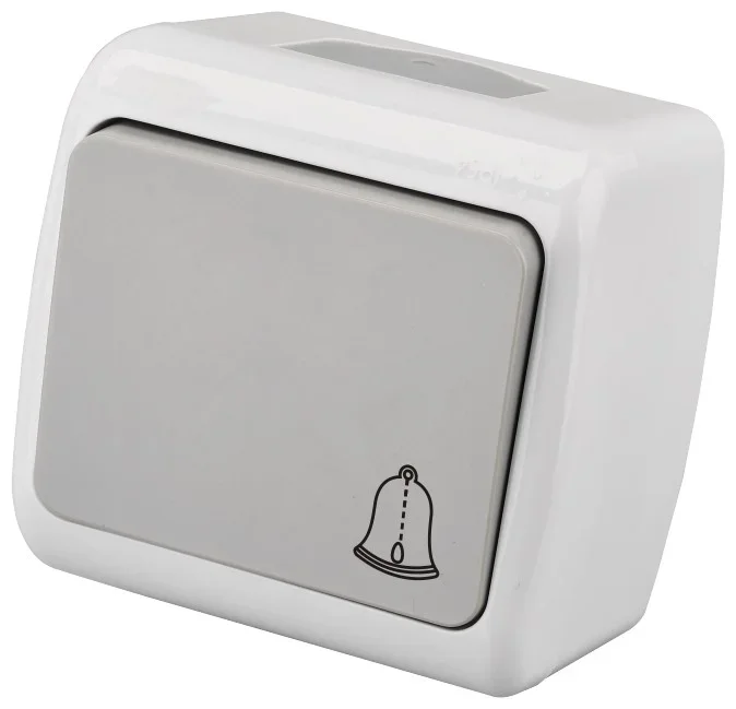 Φωτογραφία προϊόντος: Entac Stephan surface mounted doorbell switch IP54
