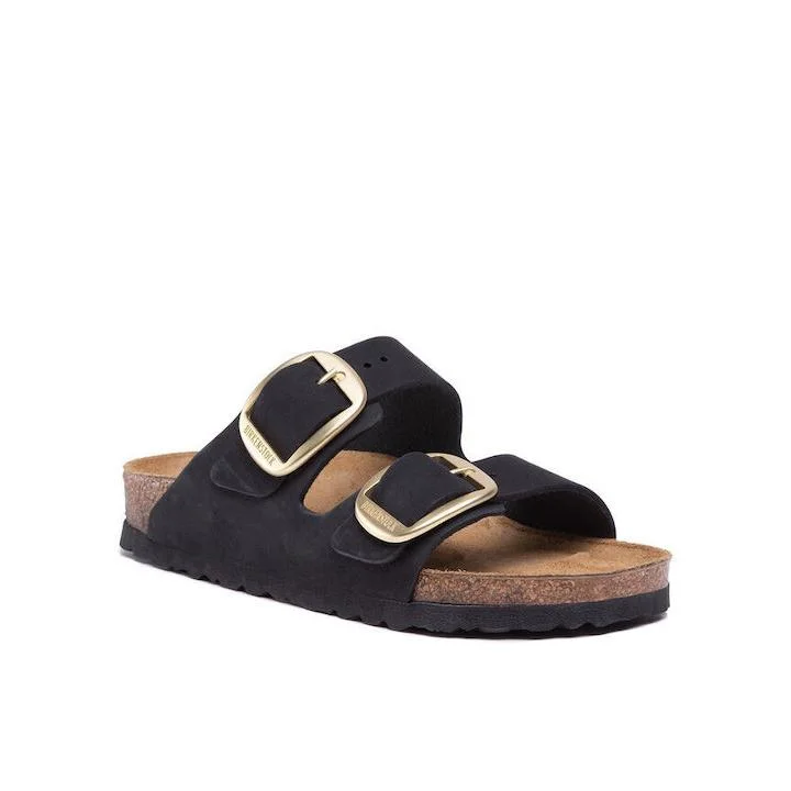Φωτογραφία προϊόντος: Birkenstock Arizona Big Buckle Δερμάτινα Γυναικεία Σανδάλια Ανατομικά σε Μαύρο Χρώμα 1023290