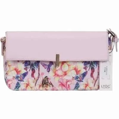 Φωτογραφία προϊόντος: Γυναικεία Τσάντα Lydc - Floral Overlay ροζ