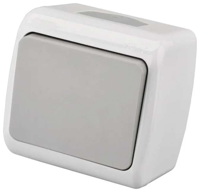 Φωτογραφία προϊόντος: Entac 101 Stephan surface mounted wall switch single-pole IP54