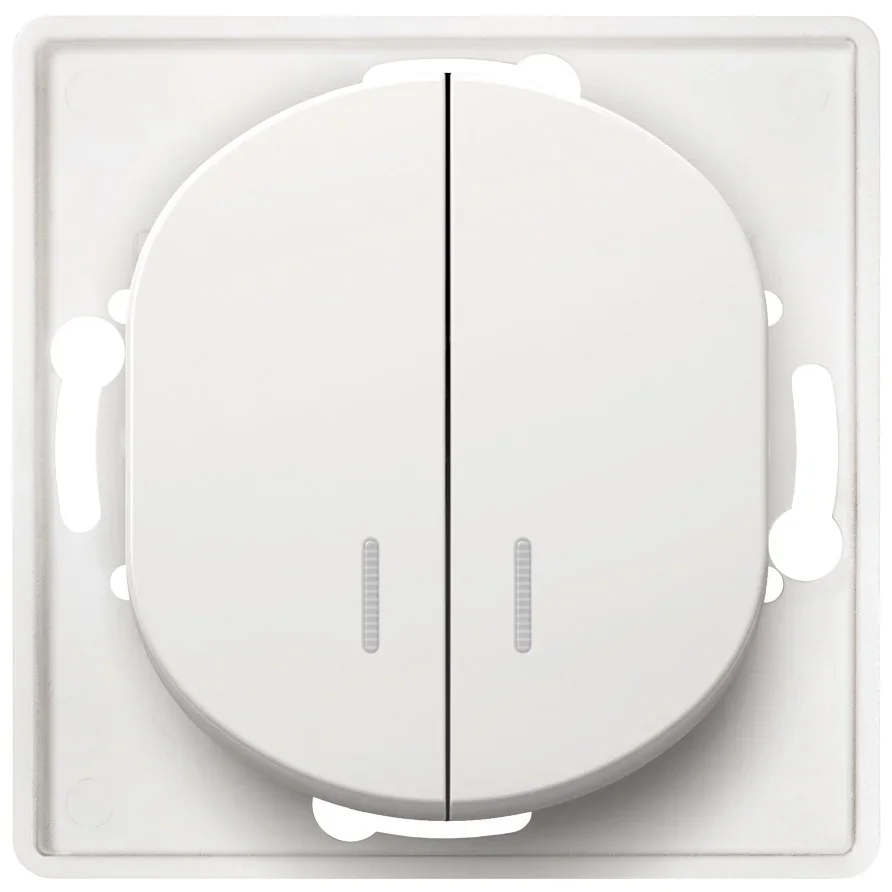 Φωτογραφία προϊόντος: EON E626.0 Serial switch with indication without cover frame white