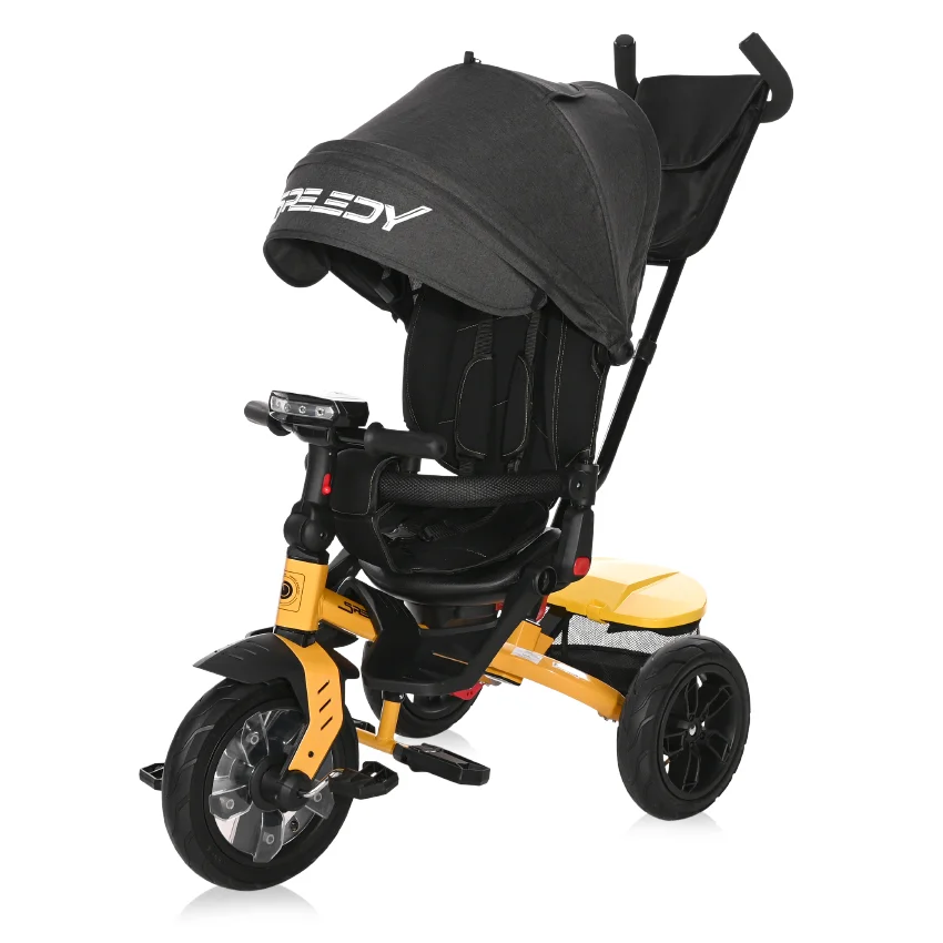 Φωτογραφία προϊόντος: Lorelli Speedy Yellow + Black Τρίκυκλο Ποδήλατο