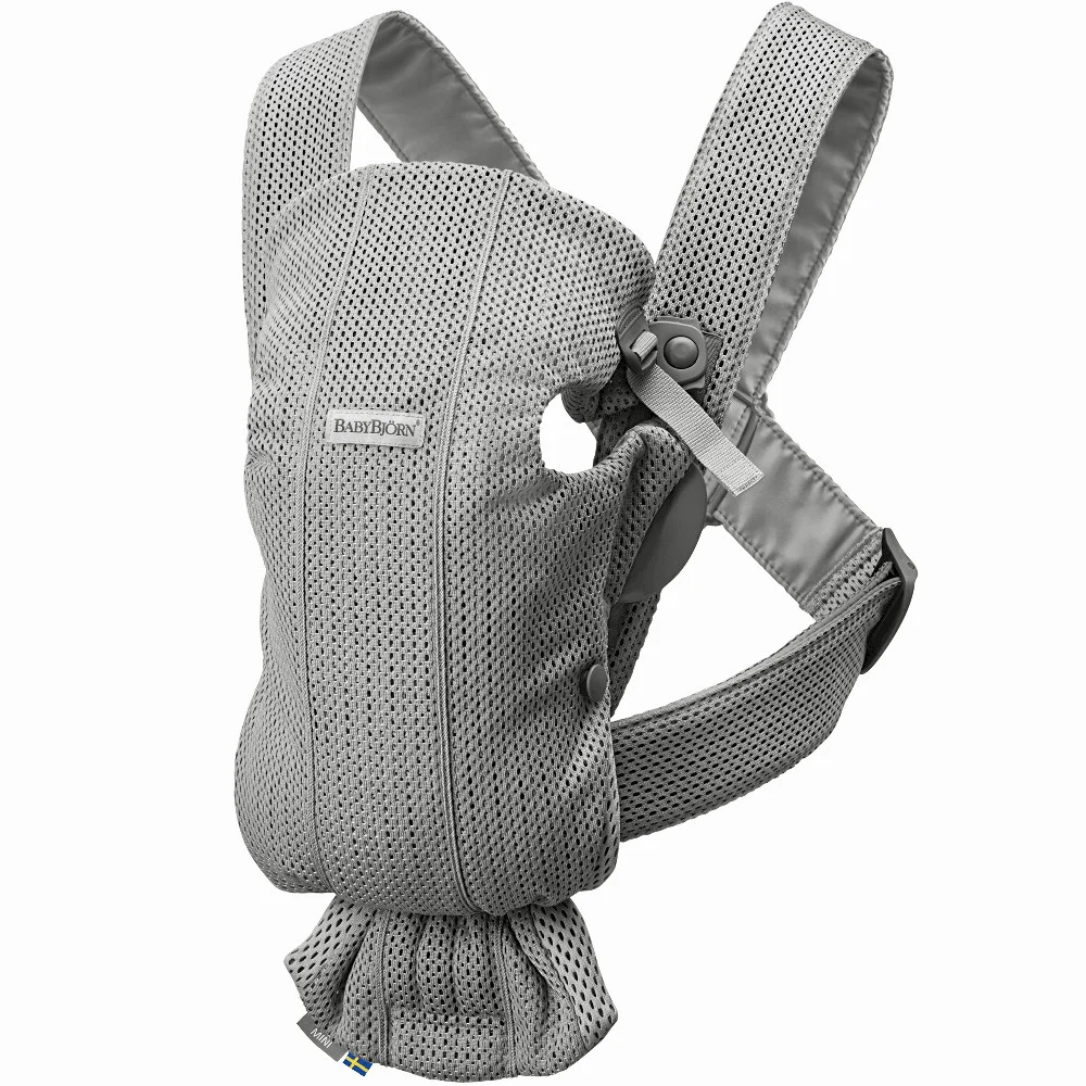 Φωτογραφία προϊόντος: BabyBjörn Mini 3D Mesh Grey Μάρσιπος
