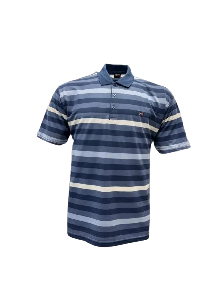Φωτογραφία προϊόντος: Color Colucci POLO Μακό Πικιέ Κοντό Μανίκι Ρίγα Ραφ