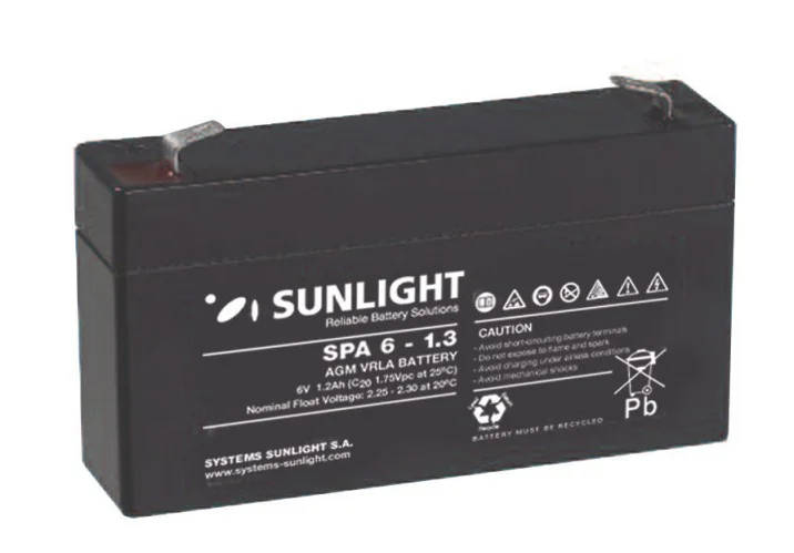 Φωτογραφία προϊόντος: Sunlight Μολύβδου 6V 1.3A