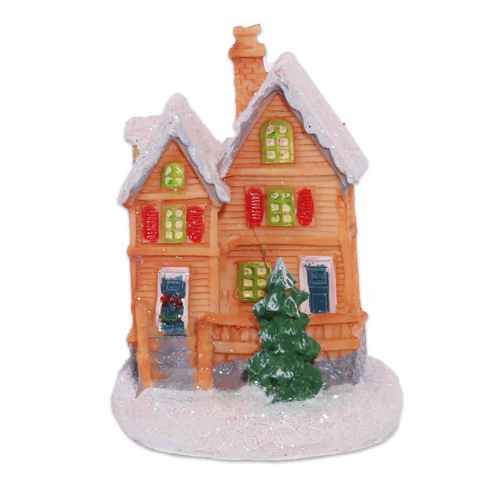Φωτογραφία προϊόντος: Artezan Christmas LED Table Top House Decoration Light Brown 8.5*6.5*6cm
