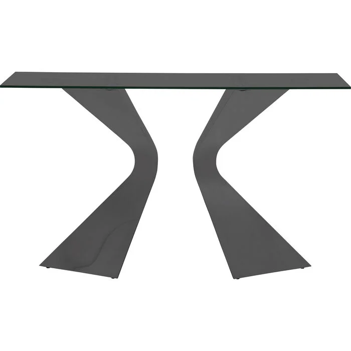 Φωτογραφία προϊόντος: KARE Κονσόλα Gloria Γυάλινη Μαύρη 140x45x81εκ - Μαύρο - 140Μx45Πx81Υ