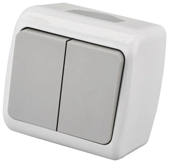 Φωτογραφία προϊόντος: Entac 105 Stephan surface mounted wall switch serial switch IP54